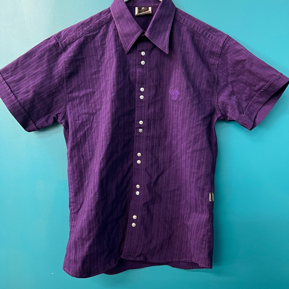 Versace jeans couture blouse button-down size large